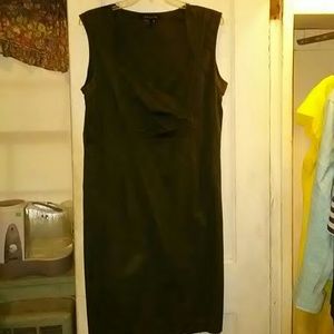 Size 16 Hope & Honey Cotton Dress in olive green